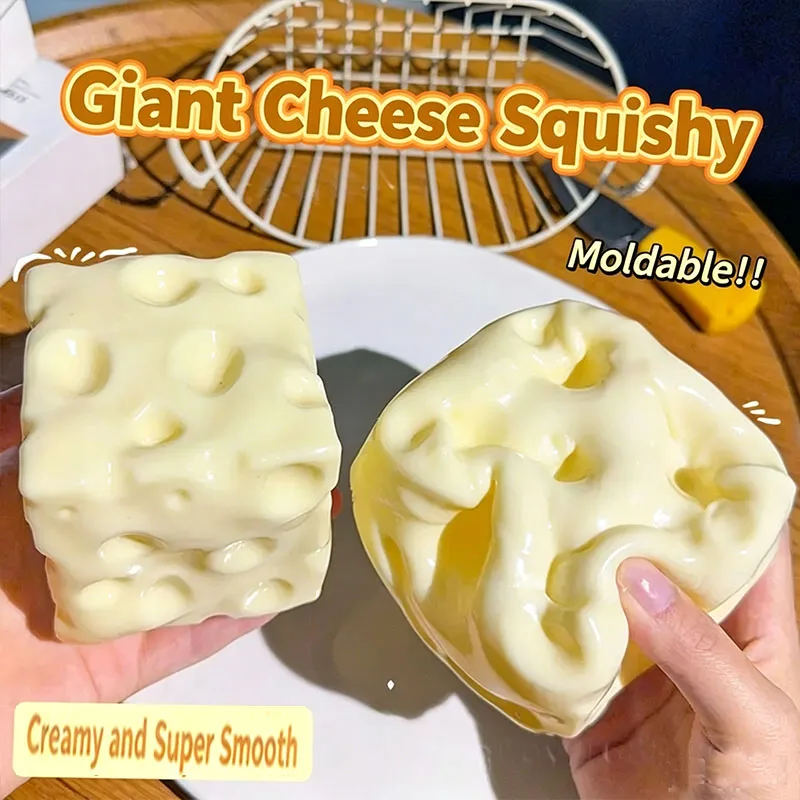 Popular Taba Series Realistic Cheese Block Non Rebound Malleable Squeeze Ball Hand Kneadable Custom Shaping Squish Toy Lovely Blind Box Accessory Relax Present For Fidget Lovers
Popular Taba Series Realistic Cheese Block Non Rebound Malleable Squeeze Ball Hand Kneadable Custom Shaping Squish Toy Lovely Blind Box Accessory Relax Present For Fidget Lovers