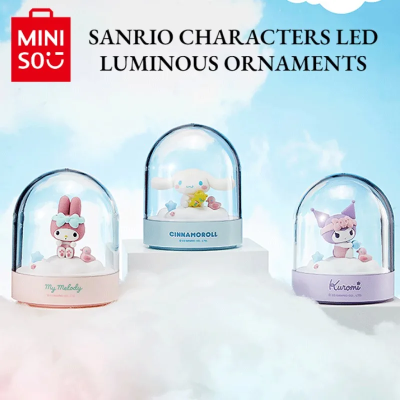 Светящиеся украшения MINISO, серия Sanrio, украшение для комнаты Kuromi, ночник, украшение для спальни, милая девочка с мелодией, подарок на день рождения
Светящиеся украшения MINISO, серия Sanrio, украшение для комнаты Kuromi, ночник, украшение для спальни, милая девочка с мелодией, подарок на день рождения
