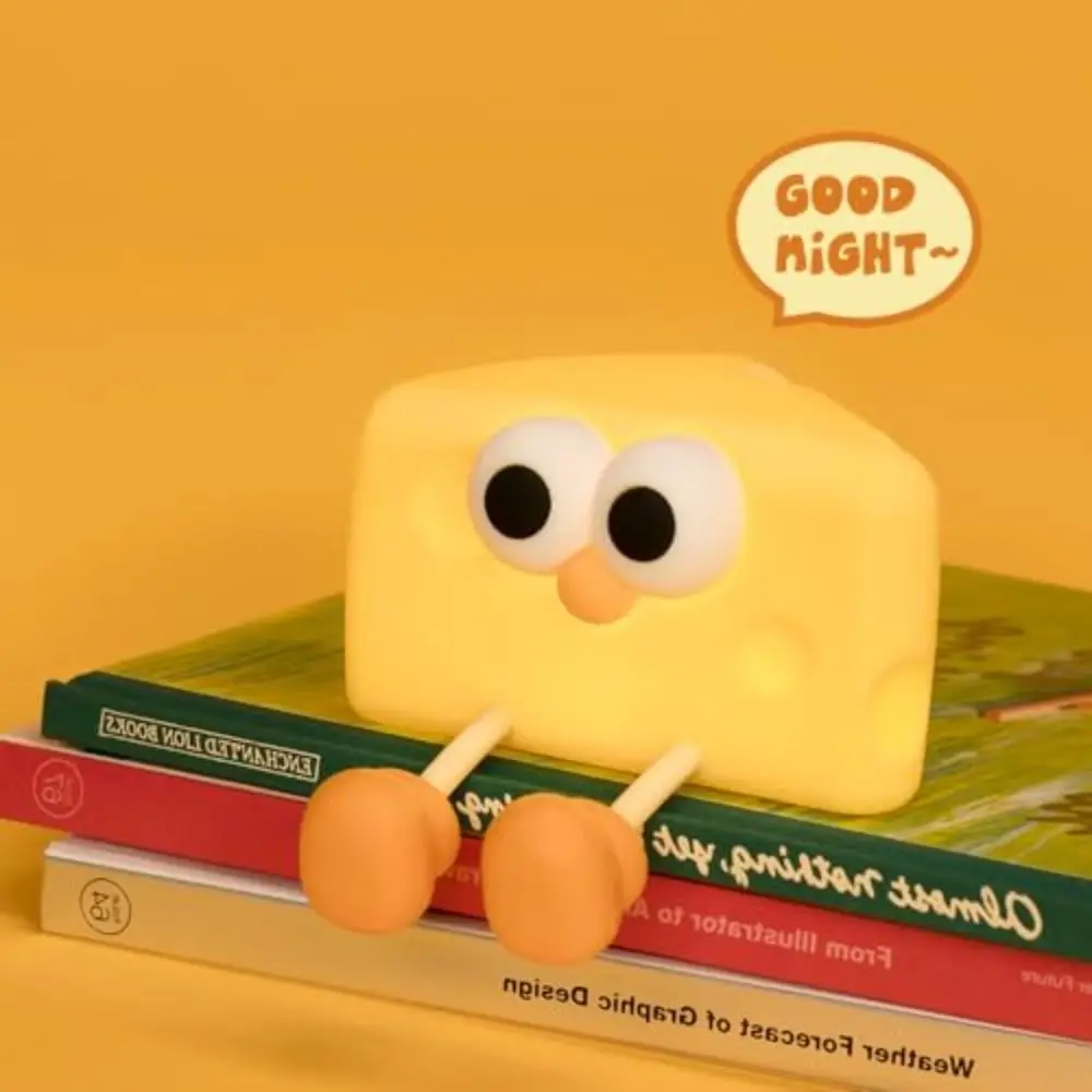 USB Rechargeable Cheese-shaped Night Light Cartoon Adjustable Brightness Bedside Sleeping Light Cute Creative
USB Rechargeable Cheese-shaped Night Light Cartoon Adjustable Brightness Bedside Sleeping Light Cute Creative
