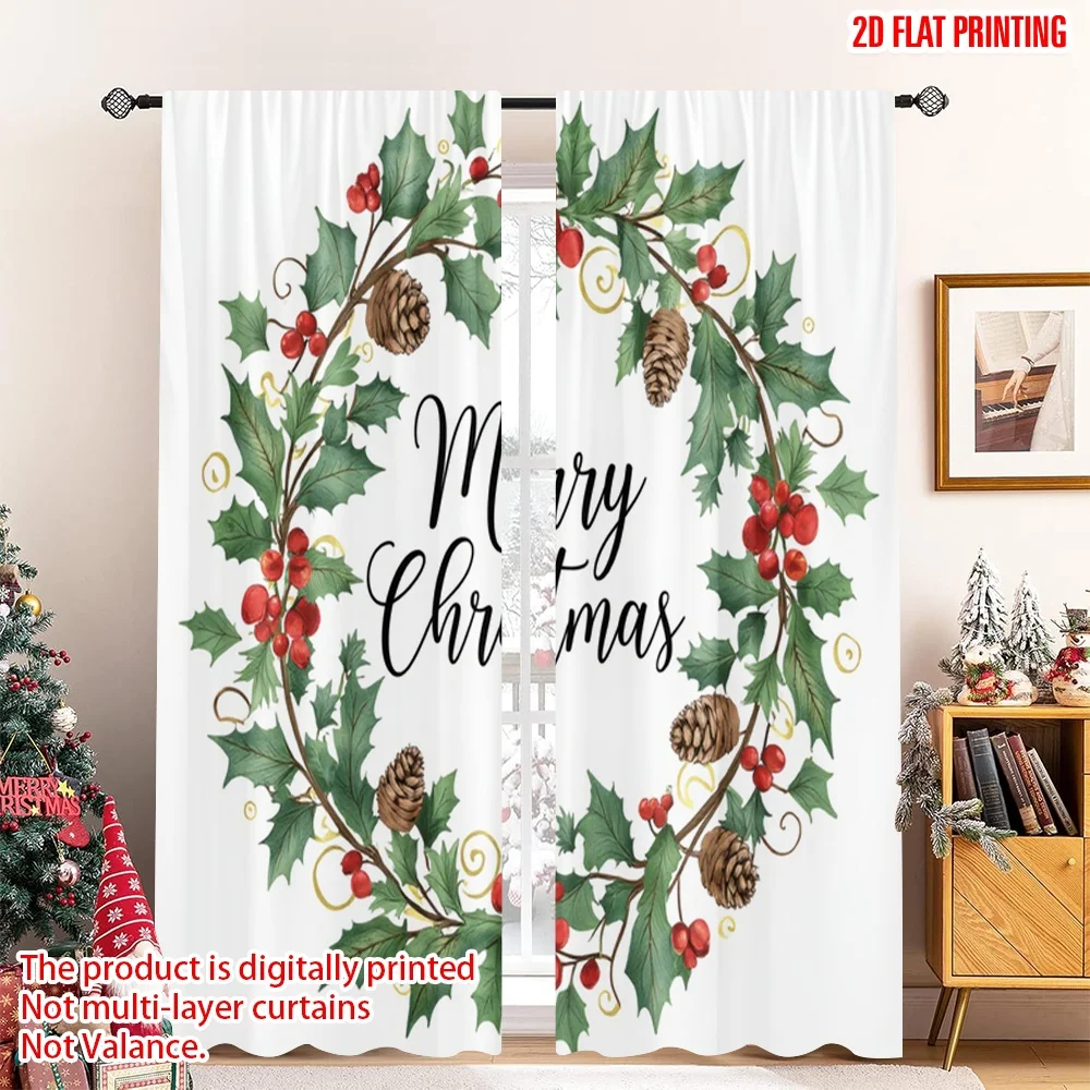 2pcs 2D flat printing Merry Christmas Popular Window Curtains Merry Christmas Pine Cones Polyester Without Electricity Party &
2pcs 2D flat printing Merry Christmas Popular Window Curtains Merry Christmas Pine Cones Polyester Without Electricity Party &