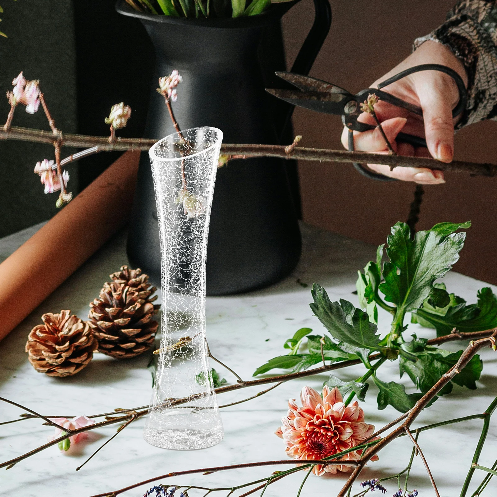 Modern Single Stem Vase Clear Glass Small Flower Vase Table Arrangement Holder Decor Glass Vases for Flowers
Modern Single Stem Vase Clear Glass Small Flower Vase Table Arrangement Holder Decor Glass Vases for Flowers