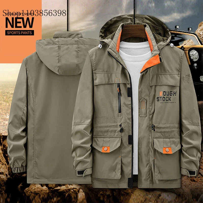 Men Jackets Hooded Outdoor Motocycle Spring Autumn Thin Windproof Waterproof Hiking Jackets Quality Male Windbreaker Coats 5X
Men Jackets Hooded Outdoor Motocycle Spring Autumn Thin Windproof Waterproof Hiking Jackets Quality Male Windbreaker Coats 5X