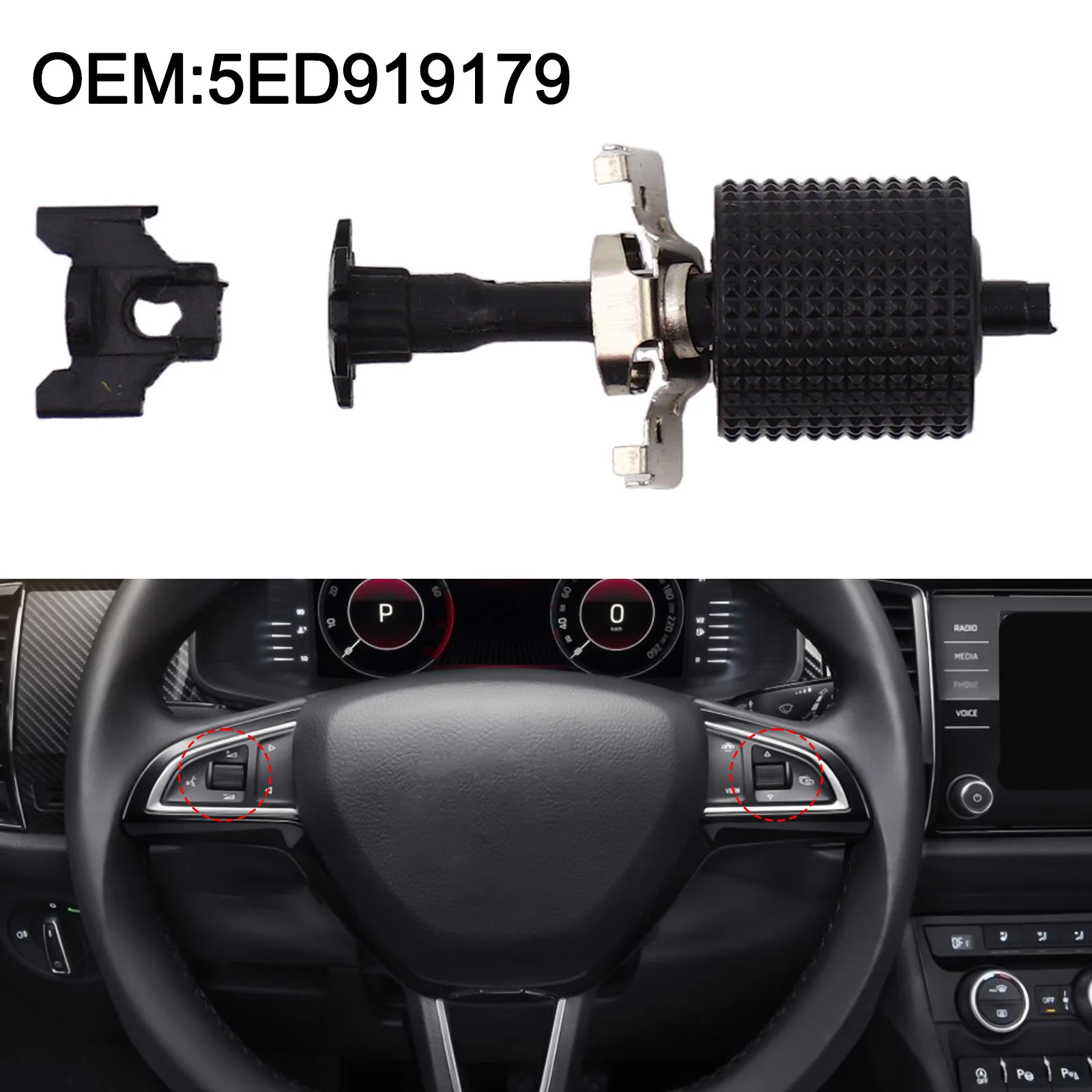 Car Accessories 5ED919179 For Skoda Steering Wheel Replacement Installation Wear-resistant Design All Models Fitment 
Car Accessories 5ED919179 For Skoda Steering Wheel Replacement Installation Wear-resistant Design All Models Fitment