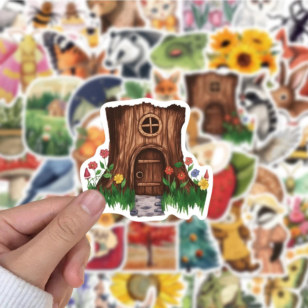 10/30/50pcs Mysterious Magic Forest Animal Plant Cartoon Stickers Cute Graffiti Decals Toy DIY Suitcase Motorcycle Phone Sticker
10/30/50pcs Mysterious Magic Forest Animal Plant Cartoon Stickers Cute Graffiti Decals Toy DIY Suitcase Motorcycle Phone Sticker