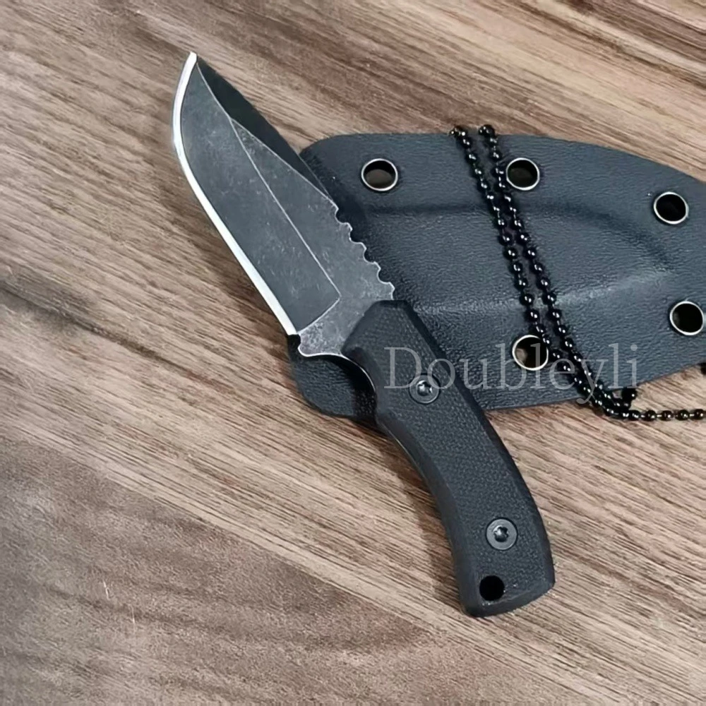 Outdoor Mini Straight Knife Practical EDC Necklace Knife Camping Fishing Multi-functional Tool High-hardness Knife with K Sheath
Outdoor Mini Straight Knife Practical EDC Necklace Knife Camping Fishing Multi-functional Tool High-hardness Knife with K Sheath