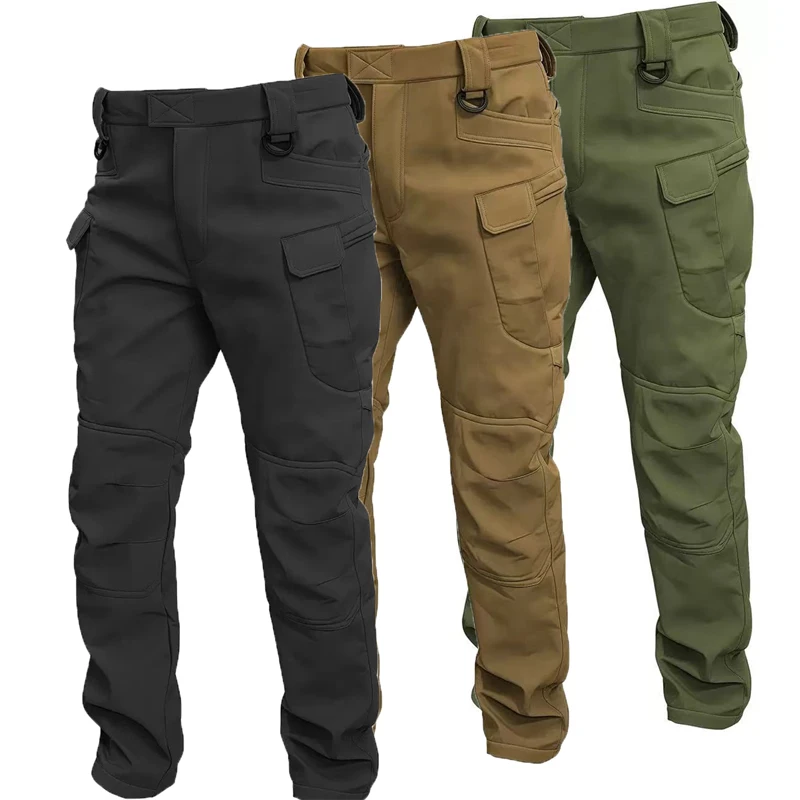 Men's Winter Waterproof Climbing Skiing Trekking Fleece Fishing Tactical Sharkskin Cargo Pants Camping Hiking Hunting Trousers
Men's Winter Waterproof Climbing Skiing Trekking Fleece Fishing Tactical Sharkskin Cargo Pants Camping Hiking Hunting Trousers