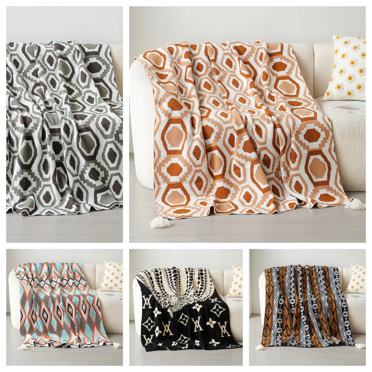 Bohemian Thick Section Blankets Office Nap Beds Cover Light Luxury Senior Sense Multifunction Soft for Airplane Throw Blanket
Bohemian Thick Section Blankets Office Nap Beds Cover Light Luxury Senior Sense Multifunction Soft for Airplane Throw Blanket