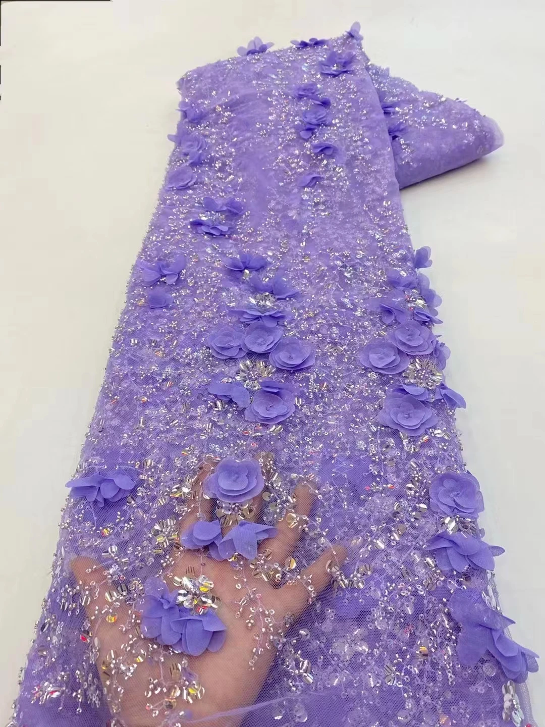 2023 New Luxury Handmade Beads French Lace Fabric With 3D Flowers Beaded African Sequins Lace Fabric For Wedding Dress KXX23147
2023 New Luxury Handmade Beads French Lace Fabric With 3D Flowers Beaded African Sequins Lace Fabric For Wedding Dress KXX23147