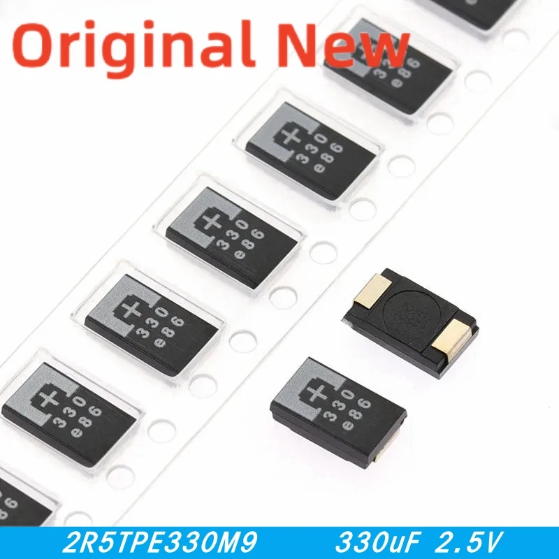 5-10-20PCS 2R5TPE330M9 330UF 2.5V 330 6.3V SMD Tantalum Capacitors Polymer POSCAP Type D Ultra-Thin 7343 D7343 New and Original
5-10-20PCS 2R5TPE330M9 330UF 2.5V 330 6.3V SMD Tantalum Capacitors Polymer POSCAP Type D Ultra-Thin 7343 D7343 New and Original