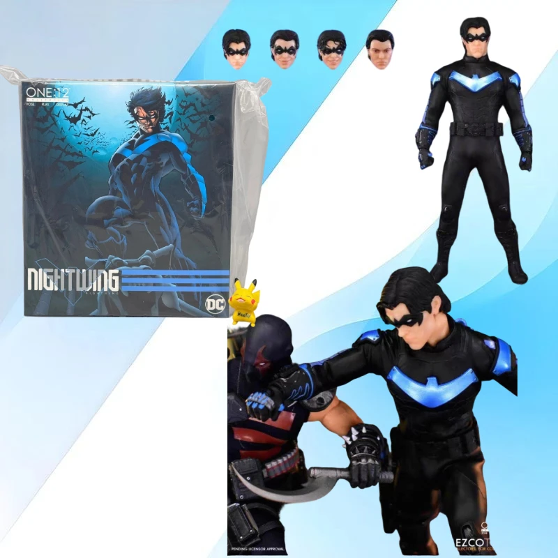 In Stock Mezco Toys One:12 Nightwing Robin Dick Grayson Mobility Model Toy Collection Cartoon
In Stock Mezco Toys One:12 Nightwing Robin Dick Grayson Mobility Model Toy Collection Cartoon