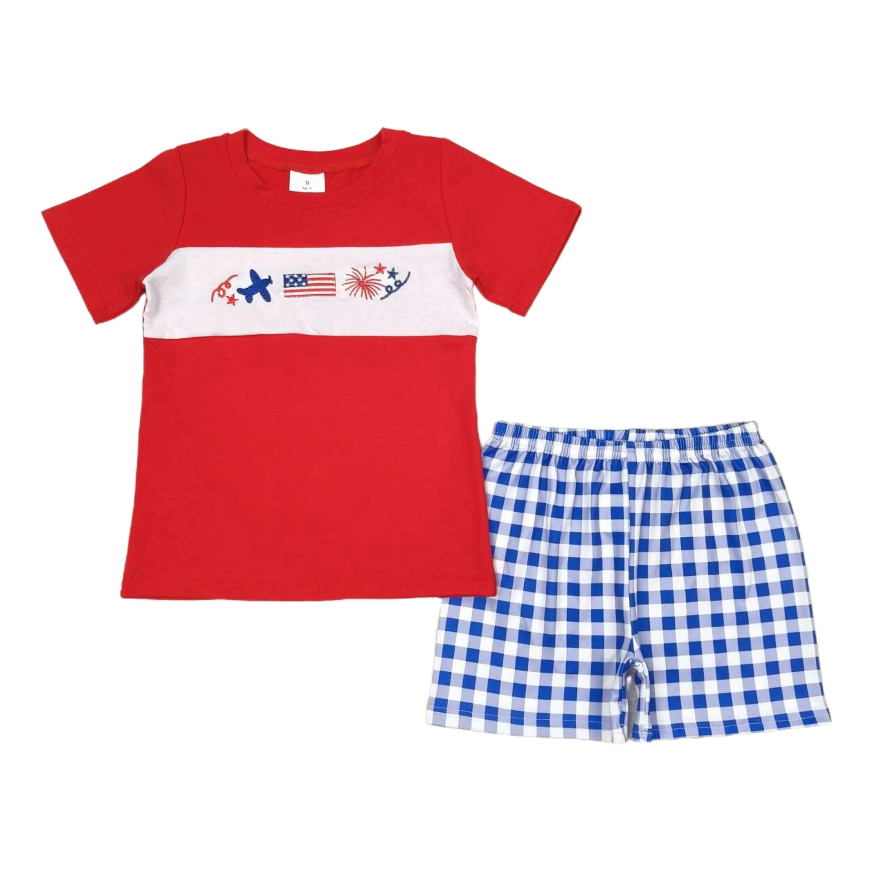Wholesale Baby Boys Clothes July 4th Summer Set Children Toddler Embroidery Cotton Shirt Kid Infant Stars Shorts Dog Flag Outfit
Wholesale Baby Boys Clothes July 4th Summer Set Children Toddler Embroidery Cotton Shirt Kid Infant Stars Shorts Dog Flag Outfit