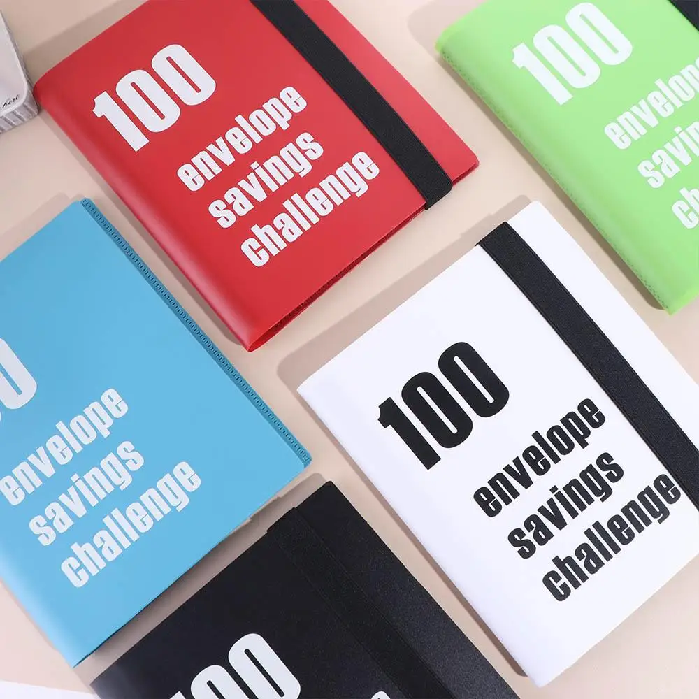 PP Money Saving Binder 100 Days Durable Savings Challenges Book Cash Book Colorful Budget Binder for Budgeting Planner
PP Money Saving Binder 100 Days Durable Savings Challenges Book Cash Book Colorful Budget Binder for Budgeting Planner