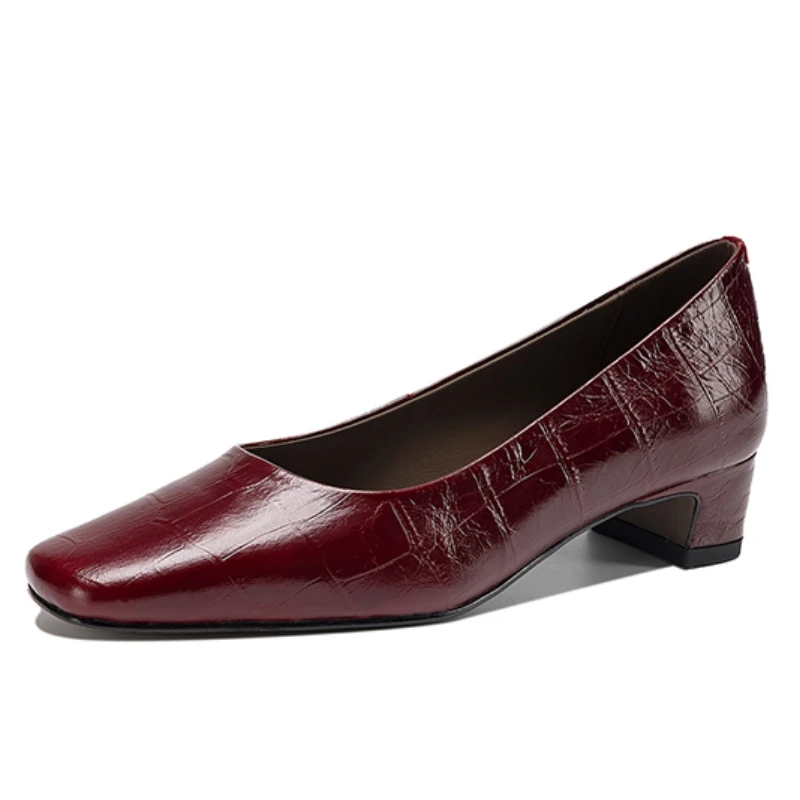 Genuine Leather Women's Low Heels Loafers Pumps Shoes New 2026 Spring Autumn Casual Walking Work Shoes Black White Big Size 41
Genuine Leather Women's Low Heels Loafers Pumps Shoes New 2026 Spring Autumn Casual Walking Work Shoes Black White Big Size 41