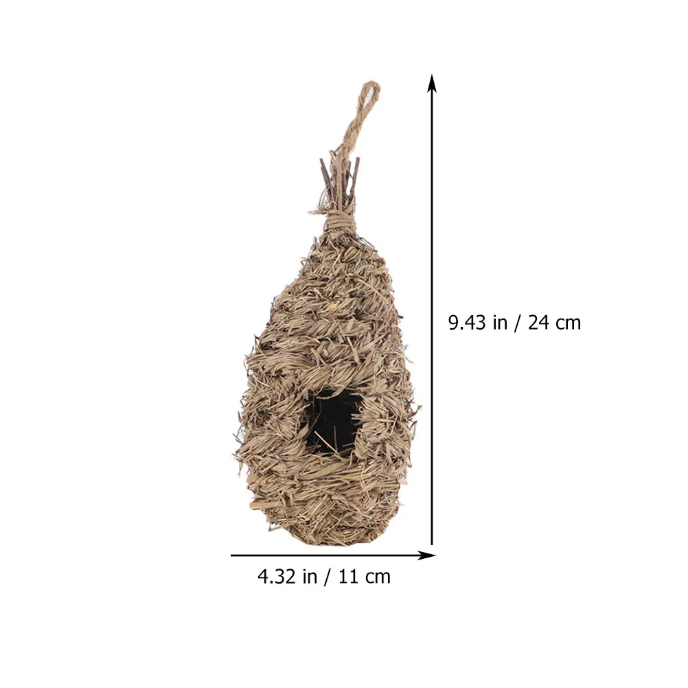 Straw Woven Bird Nest House, Natural Hanging Shelter For Pet Birds, Oval Sleeping Play Hideout, Creative Pet Nest Supply, Bird
Straw Woven Bird Nest House, Natural Hanging Shelter For Pet Birds, Oval Sleeping Play Hideout, Creative Pet Nest Supply, Bird