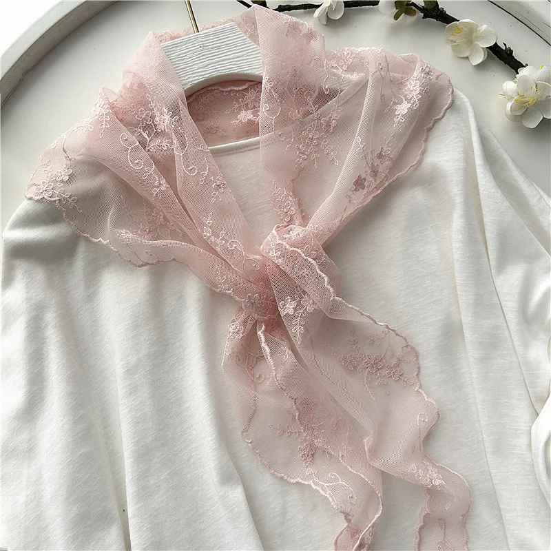 Korean New Lace Ribbon Headband Versatile Small Scarf Neck Women Decorative Bag Tie Shawl Fashion Casual Hair Accessories
Korean New Lace Ribbon Headband Versatile Small Scarf Neck Women Decorative Bag Tie Shawl Fashion Casual Hair Accessories