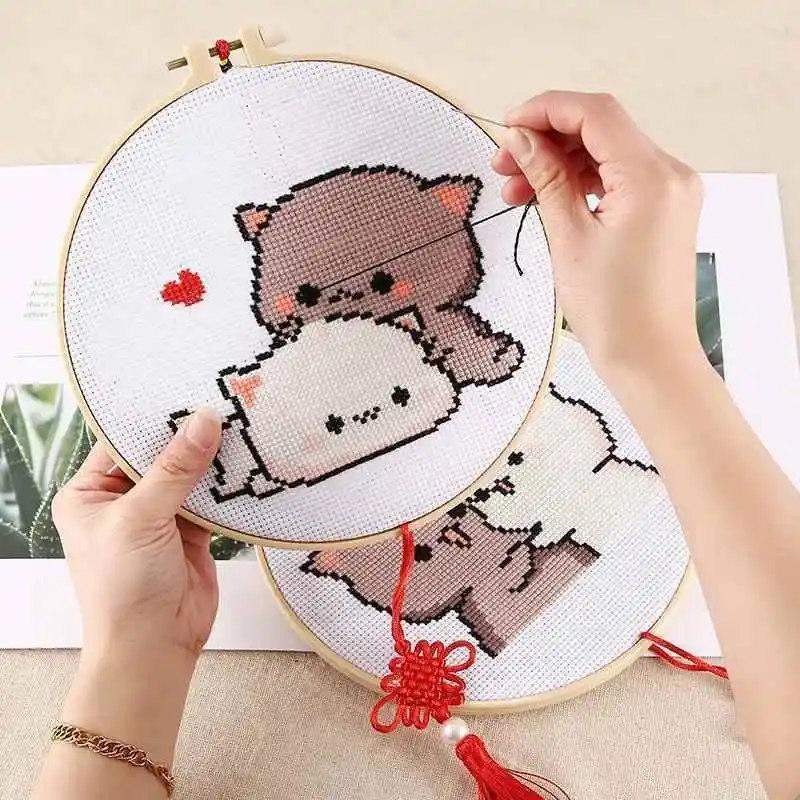2023 New Cross Stitch Kit Cute Cartoon Small Handmade Project Easy for Beginners Girls Simple Embroidery on Linen Fabric
2023 New Cross Stitch Kit Cute Cartoon Small Handmade Project Easy for Beginners Girls Simple Embroidery on Linen Fabric