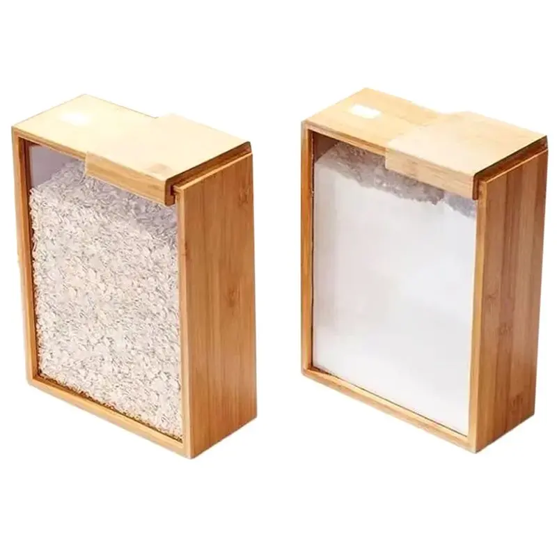 【CHRISTMAS 】Кухонный органайзер 3л, бамбуковый диспенсер для еды, диспенсер для хлопьев для кладовой, органайзер для 2 шт., контейнер для хранения продуктов
【CHRISTMAS 】Кухонный органайзер 3л, бамбуковый диспенсер для еды, диспенсер для хлопьев для кладовой, органайзер для 2 шт., контейнер для хранения продуктов