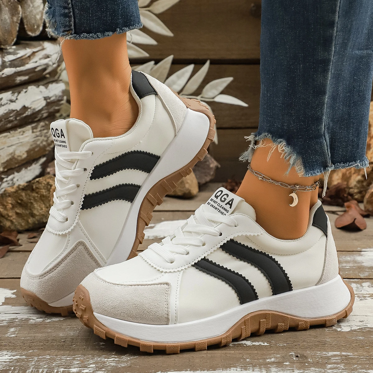 Весенние женские кроссовки на толстой подошве, летние повседневные лоскутные женские кроссовки, уличная повседневная удобная женская обувь
Весенние женские кроссовки на толстой подошве, летние повседневные лоскутные женские кроссовки, уличная повседневная удобная женская обувь