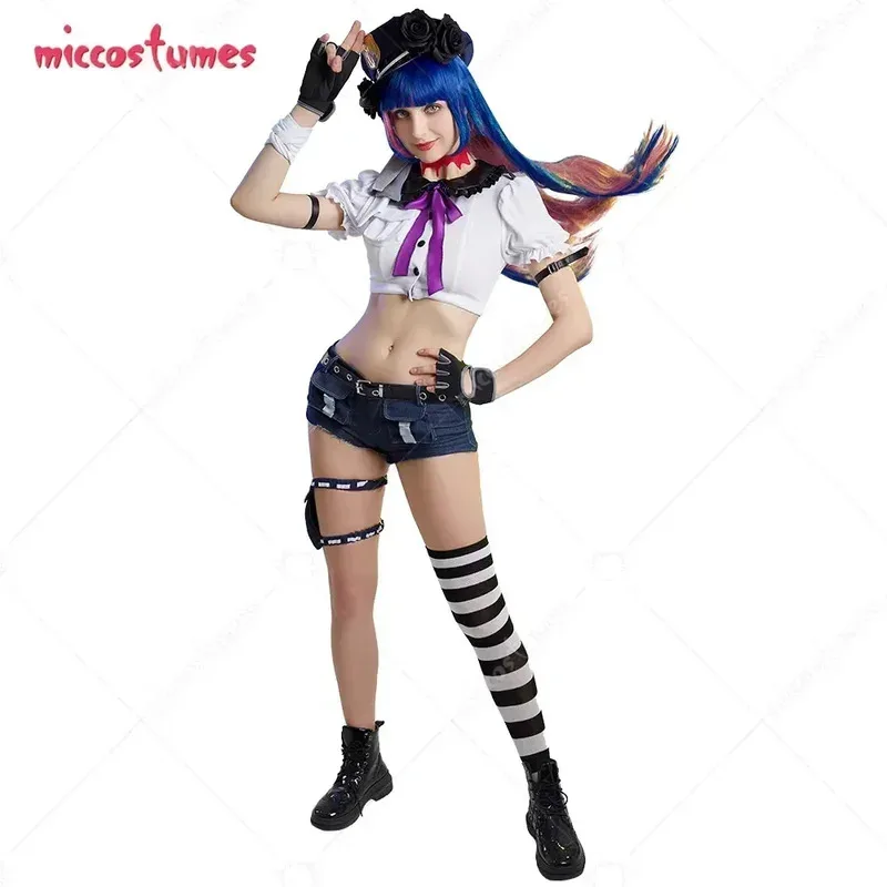 Miccostumes's-8 Women's Stocking Police Officer Cosplay Costume Top and Shorts Set with Complete Accessories
Miccostumes's-8 Women's Stocking Police Officer Cosplay Costume Top and Shorts Set with Complete Accessories