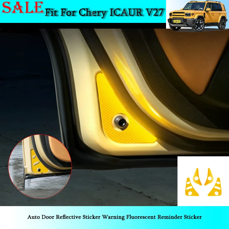 Fit for Chery ICAR V27 2026 Auto Door Reflective Sticker Warning Fluorescent Reminder Sticker Auto Exterior Accessories Parts
Fit for Chery ICAR V27 2026 Auto Door Reflective Sticker Warning Fluorescent Reminder Sticker Auto Exterior Accessories Parts