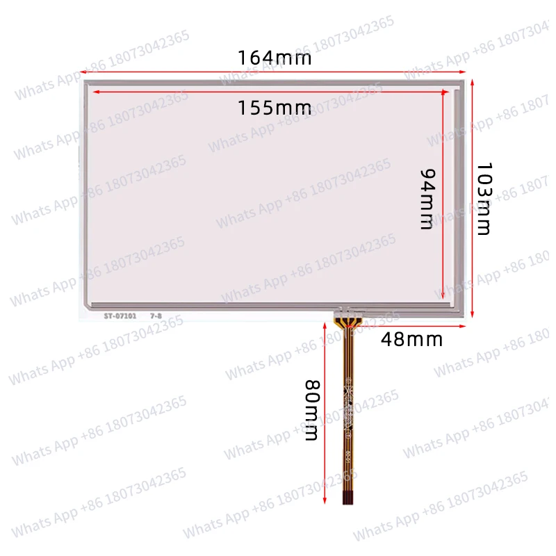 7-дюймовый LW700AT9309, совместимый с ЖК-экраном EK700AT9309, четырехпроводной резистивный сенсорный экран 800*480
7-дюймовый LW700AT9309, совместимый с ЖК-экраном EK700AT9309, четырехпроводной резистивный сенсорный экран 800*480