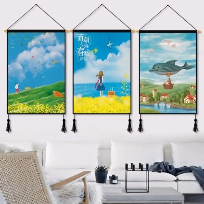 Youth Story Oil Painting Fabric Tapestry - Living Room Wall Decor & Electric Box Cover, Wabi-Sabi Style Canvas Art
Youth Story Oil Painting Fabric Tapestry - Living Room Wall Decor & Electric Box Cover, Wabi-Sabi Style Canvas Art