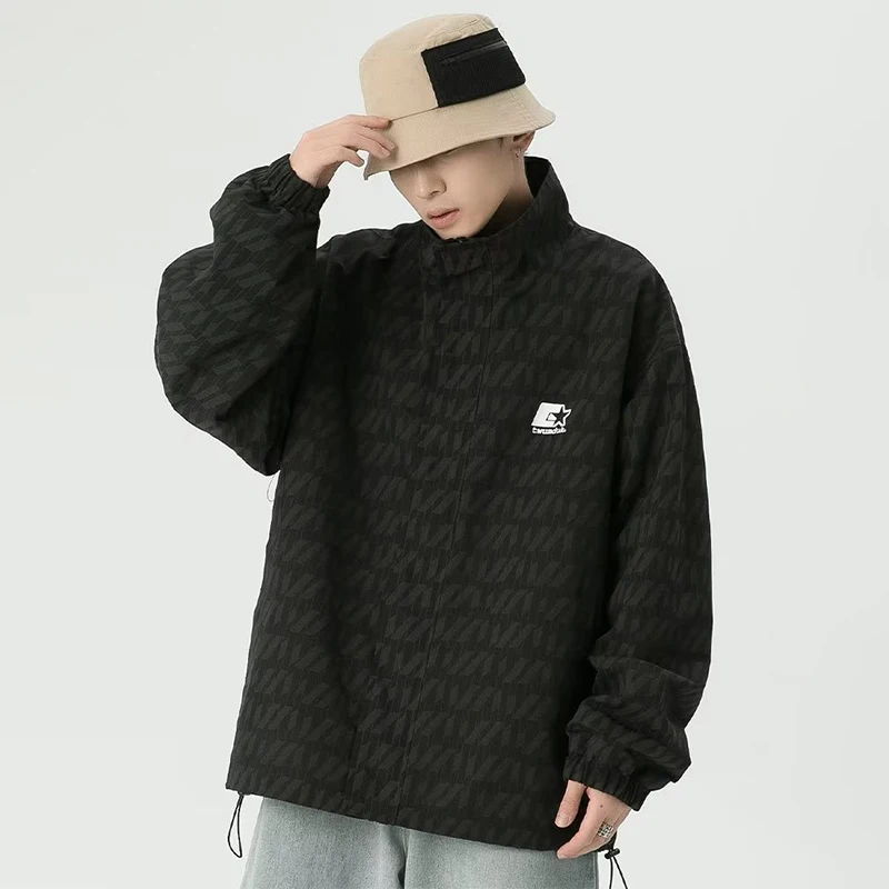 Casual Men's Jaet Spring Autumn Loose Workwear Sle Faionable All-Match Polyester Fabric Youth ular Outerwear Coat
Casual Men's Jaet Spring Autumn Loose Workwear Sle Faionable All-Match Polyester Fabric Youth ular Outerwear Coat