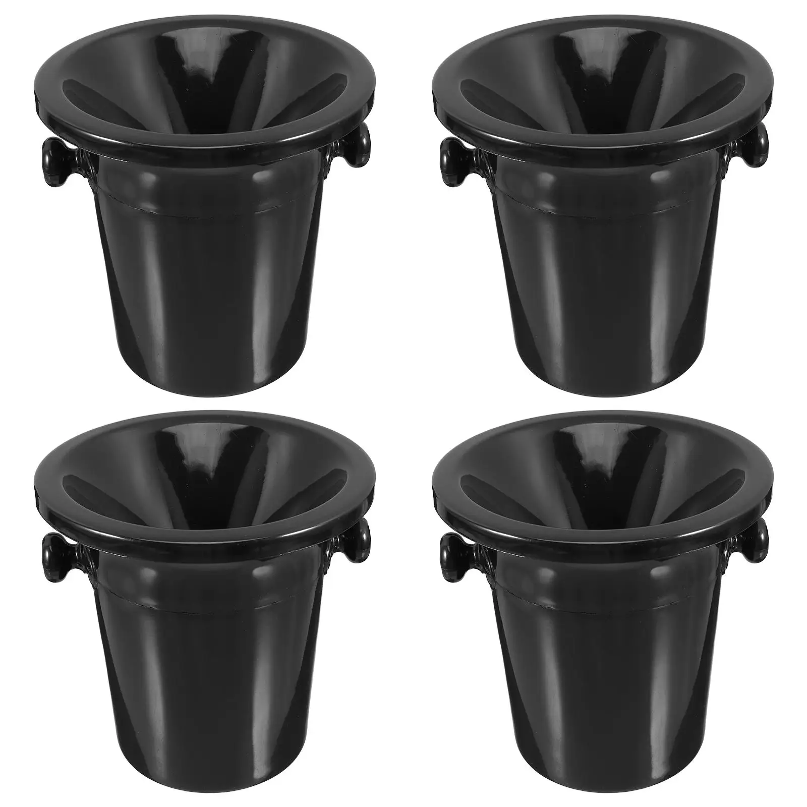 4 Pcs Tasting Spittoons Plastic Ice Buckets Big Round Mouth Funnel Design for Bar Black Beverage Cellars Exhibitions
4 Pcs Tasting Spittoons Plastic Ice Buckets Big Round Mouth Funnel Design for Bar Black Beverage Cellars Exhibitions