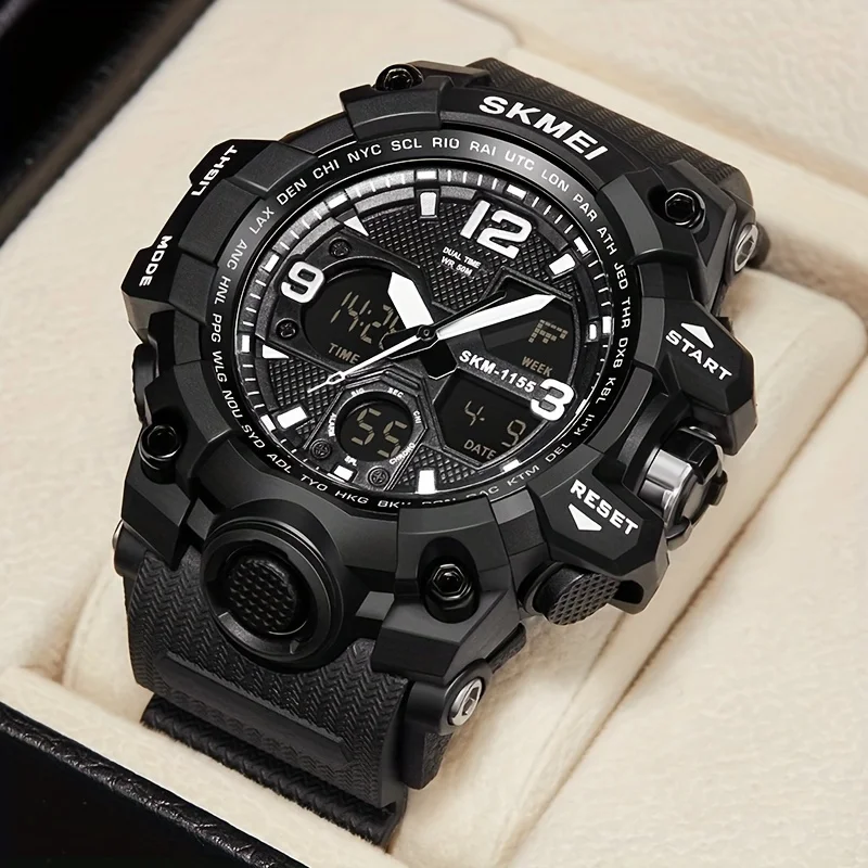 SKMEI спортивные мужские электронные часы на открытом воздухе, 2-кратный мужской секундомер с подсветкой, будильник, водонепроницаемые кварцевые часы, часы reloj hombre
SKMEI спортивные мужские электронные часы на открытом воздухе, 2-кратный мужской секундомер с подсветкой, будильник, водонепроницаемые кварцевые часы, часы reloj hombre