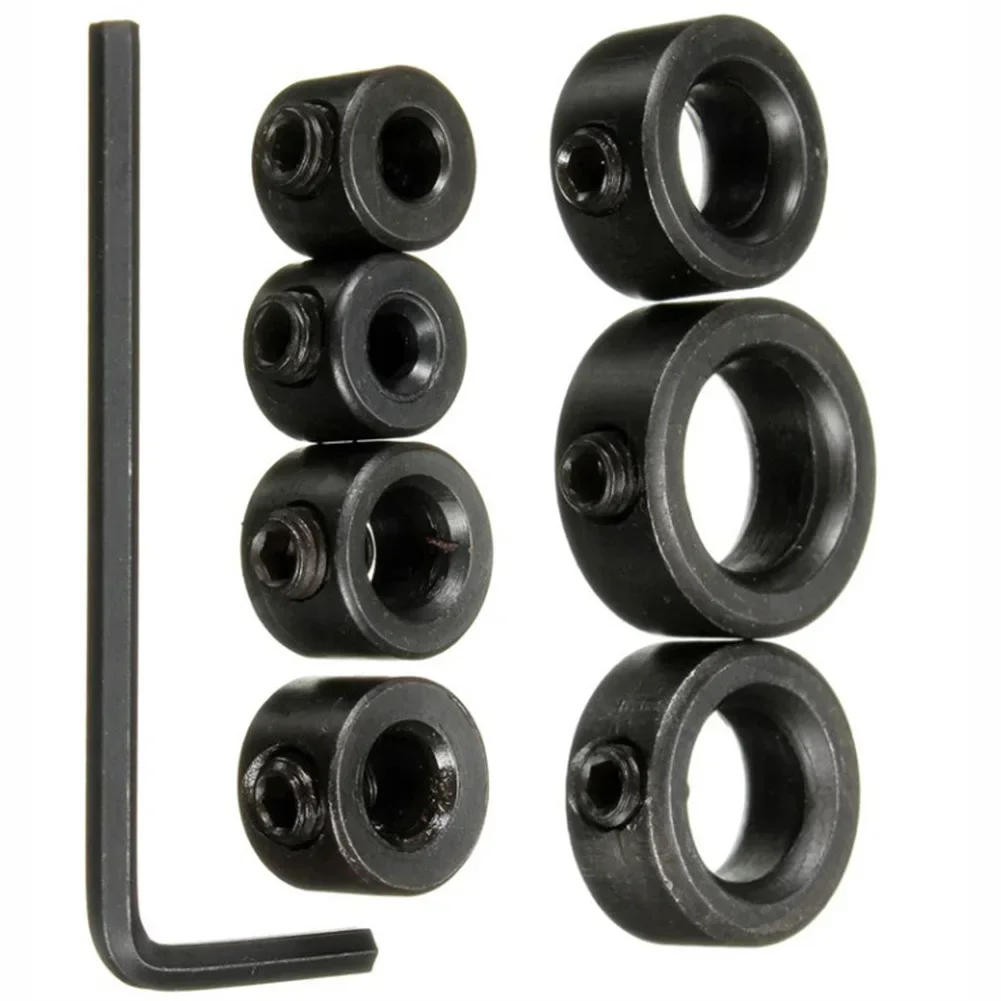 8pcs 3-12mm Drill Bit Depth Stop Collar Ring Positioner Spacing Ring Locator High-carbon Steel Positioner Drillling Tools
8pcs 3-12mm Drill Bit Depth Stop Collar Ring Positioner Spacing Ring Locator High-carbon Steel Positioner Drillling Tools