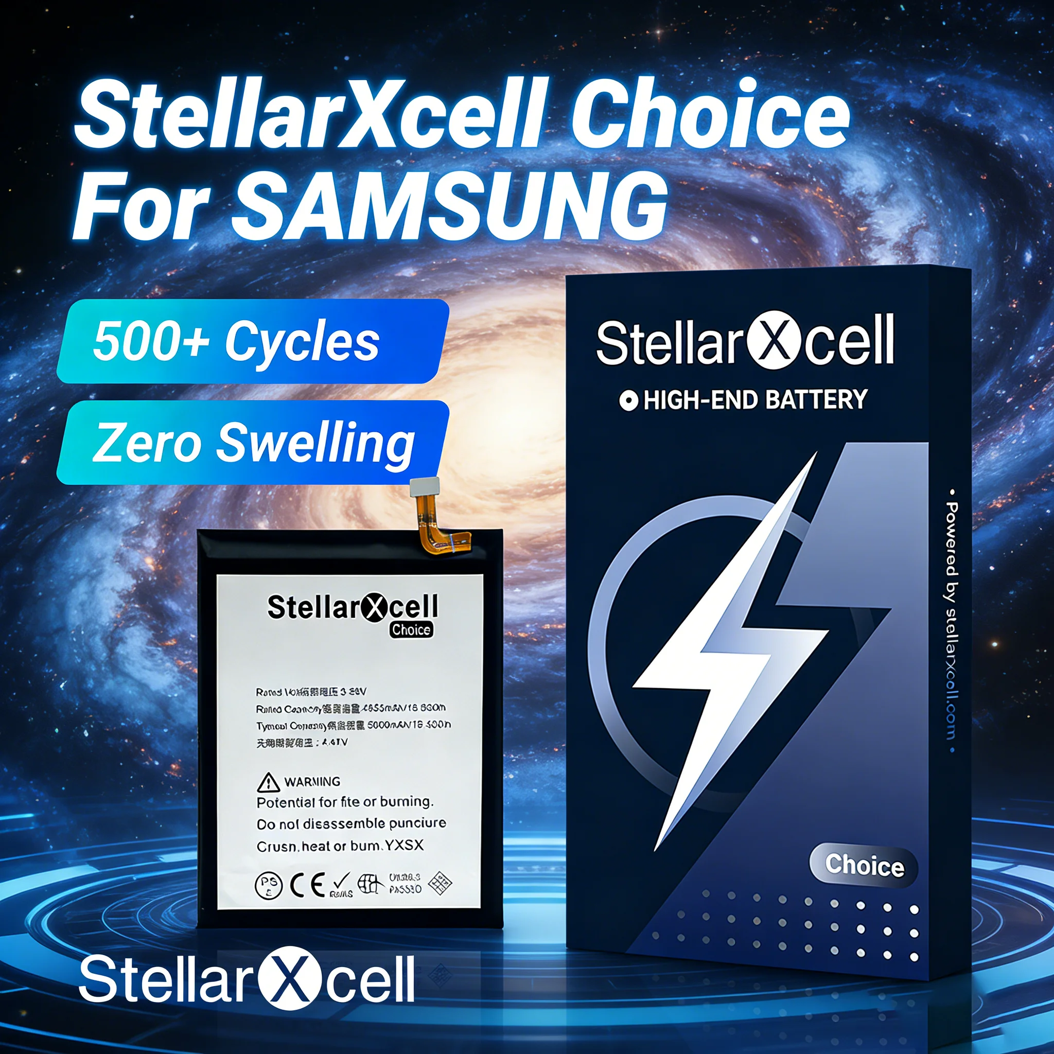 Аккумулятор StellarXcell для Samsung S7 S8 S9Edge S10lite S20 S21FE S22plus S23Ultra S24 EB-BG973ABU EB-BG970ABU EB-BG977ABU
Аккумулятор StellarXcell для Samsung S7 S8 S9Edge S10lite S20 S21FE S22plus S23Ultra S24 EB-BG973ABU EB-BG970ABU EB-BG977ABU