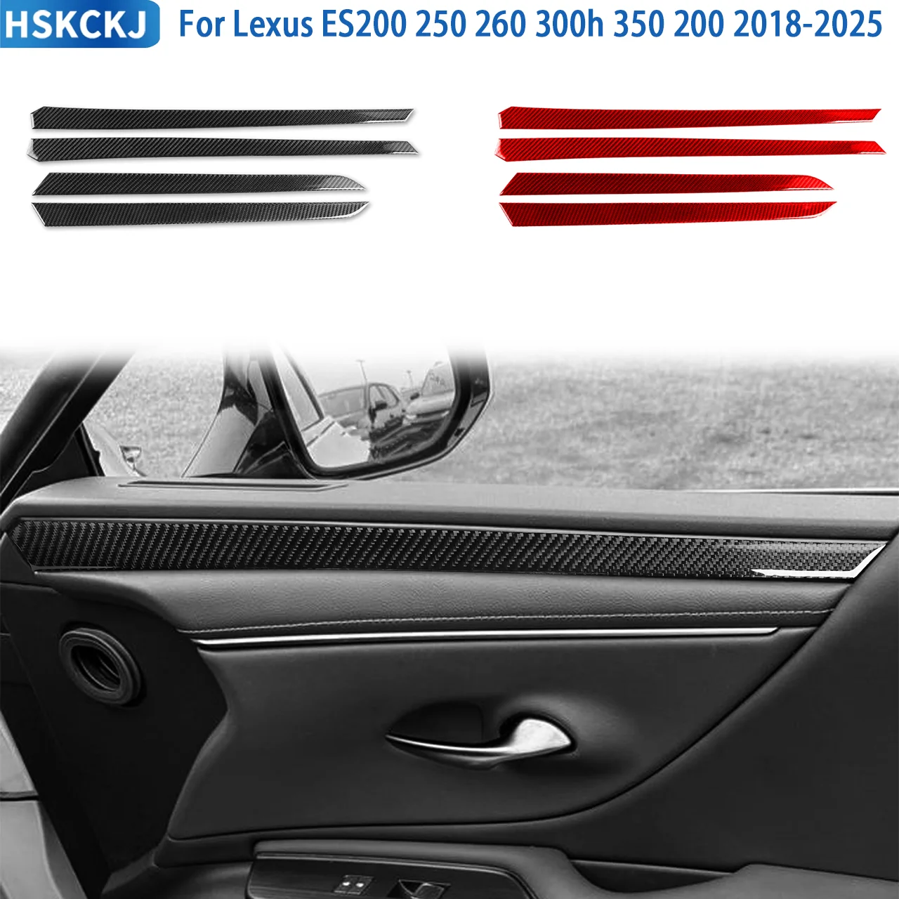 For Lexus ES200 250 260 300h 350 200 Carbon Fiber Car Inner Door Panel Trim Strip Decorative Stickers Auto Interior Accesorios
For Lexus ES200 250 260 300h 350 200 Carbon Fiber Car Inner Door Panel Trim Strip Decorative Stickers Auto Interior Accesorios