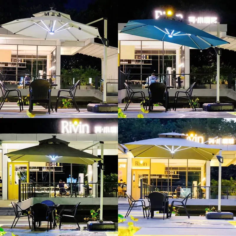 【CHIMU HOME】Customizable Roman Cantilever Parasol Built-In Solar LED Lights Outdoor Patio Garden Shade Canopy
【CHIMU HOME】Customizable Roman Cantilever Parasol Built-In Solar LED Lights Outdoor Patio Garden Shade Canopy