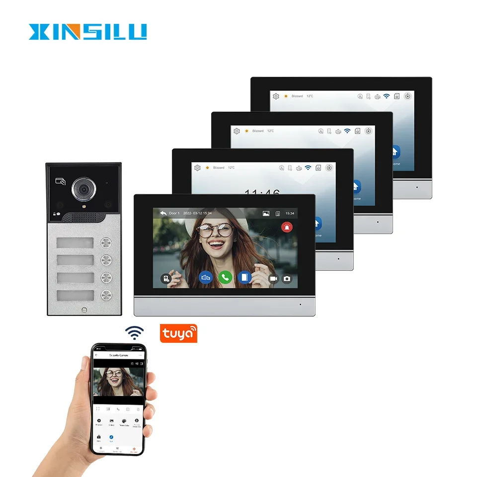 XINSILU Ip Video Doorphone With Multifamily Video Intercom System Wifi With Rj45 Port PoeTuya Application For Security
XINSILU Ip Video Doorphone With Multifamily Video Intercom System Wifi With Rj45 Port PoeTuya Application For Security