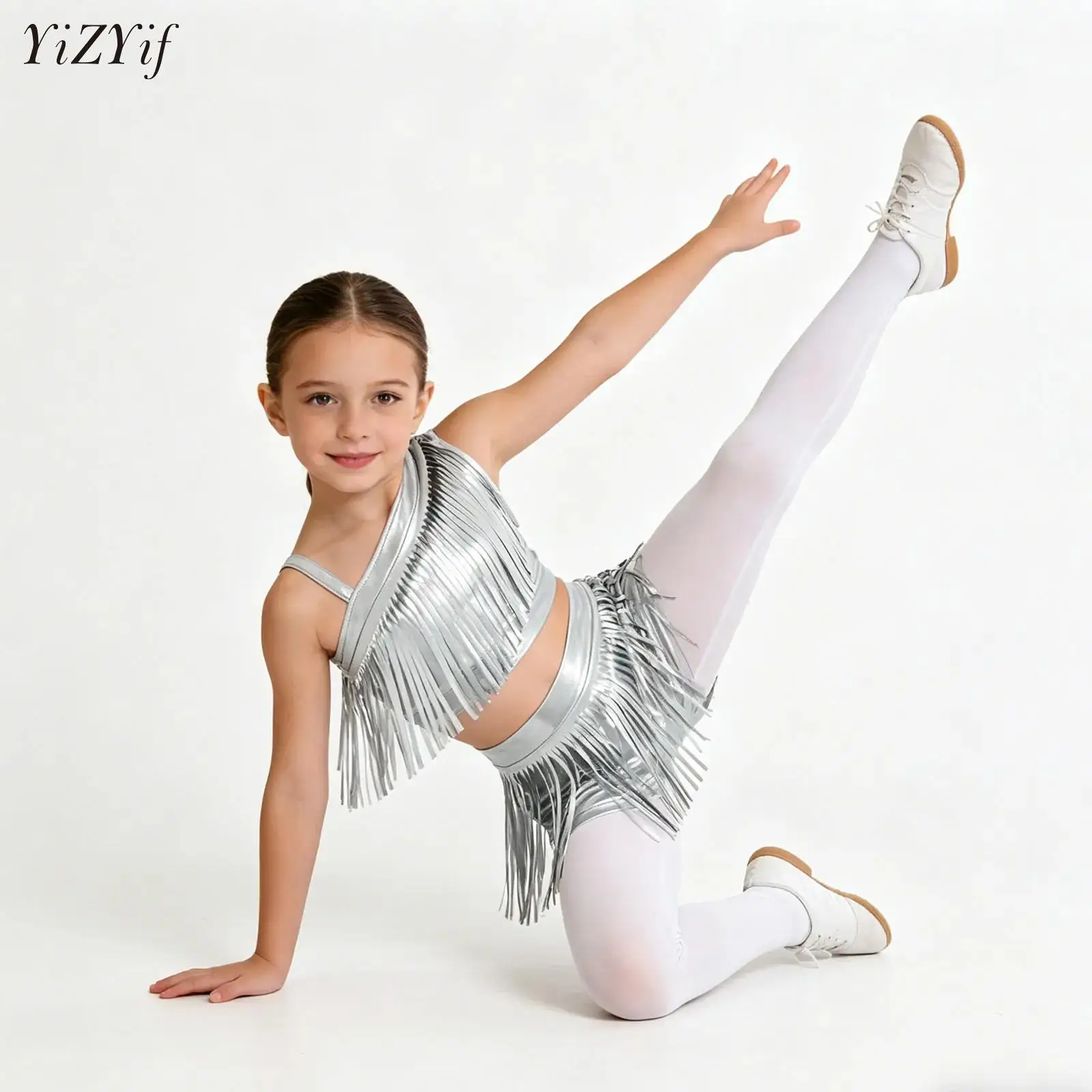 Kids Gymnastics Artistic Figure Skating Ballet Lyrical Dance Leotards Dress Crop Top with Built-in Shorts Skirt Dancewear Suit
Kids Gymnastics Artistic Figure Skating Ballet Lyrical Dance Leotards Dress Crop Top with Built-in Shorts Skirt Dancewear Suit