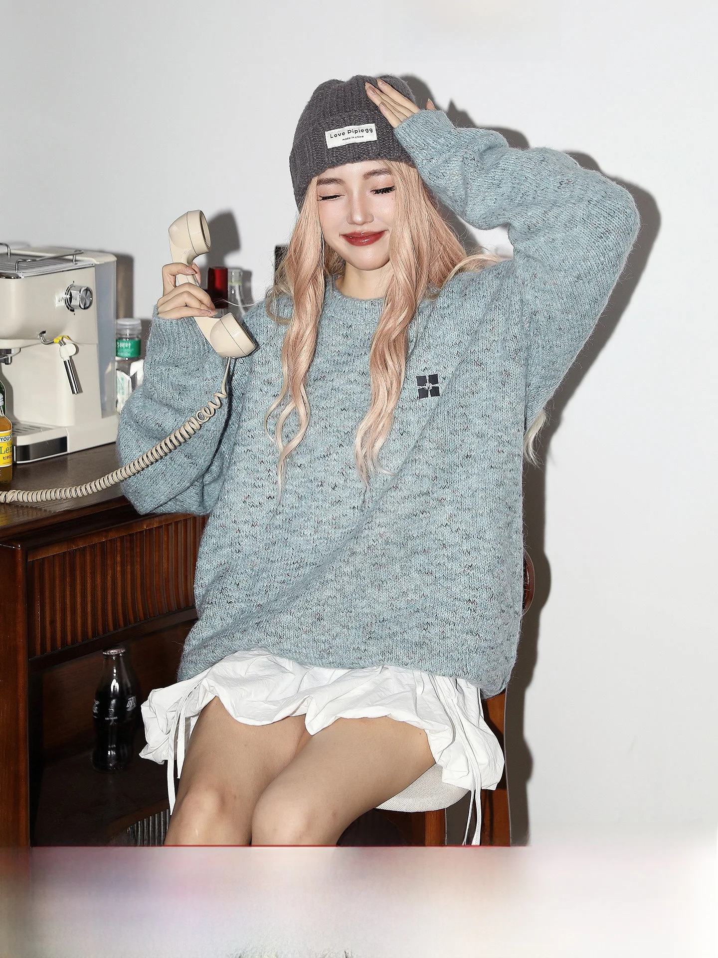 Loose American Sle Women's Sweater Knitted Top Streetwear Printed Casual Fall Winter Thiened Long Sve round Ne Sweater
Loose American Sle Women's Sweater Knitted Top Streetwear Printed Casual Fall Winter Thiened Long Sve round Ne Sweater