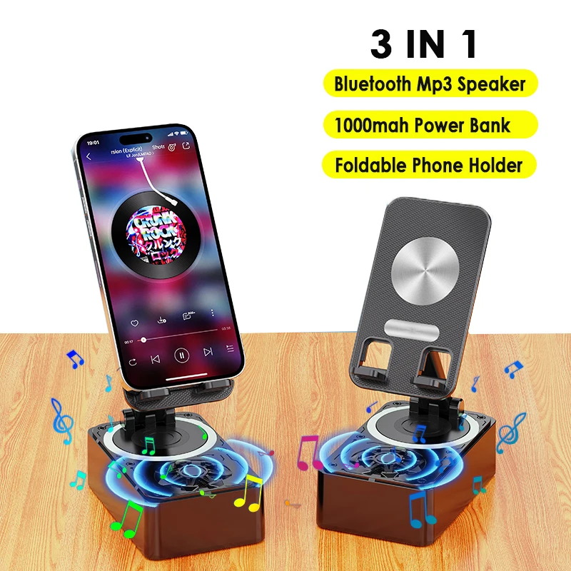 Stereo Car Bluetooth Mp3 Speaker Adjustable Phone Bracket Fold-able GPS Stand 1000mah Battery Power Bank Wireless Loudspeaker
Stereo Car Bluetooth Mp3 Speaker Adjustable Phone Bracket Fold-able GPS Stand 1000mah Battery Power Bank Wireless Loudspeaker