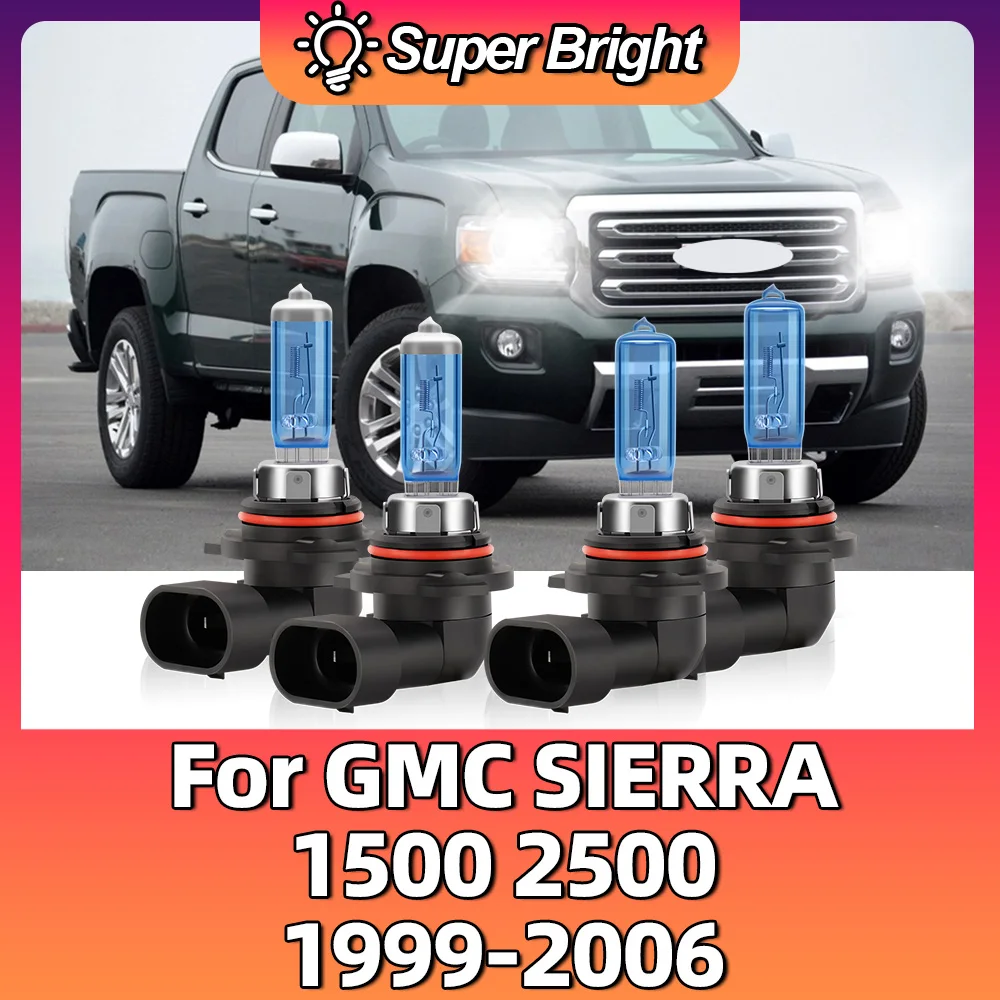 2/4 шт. супер яркие лампы для фар 6000k, высокие и низкие огни 12 В для GMC SIERRA 1500 2500 1999 2000 2001 2002 2003 2004 2005 2006
2/4 шт. супер яркие лампы для фар 6000k, высокие и низкие огни 12 В для GMC SIERRA 1500 2500 1999 2000 2001 2002 2003 2004 2005 2006