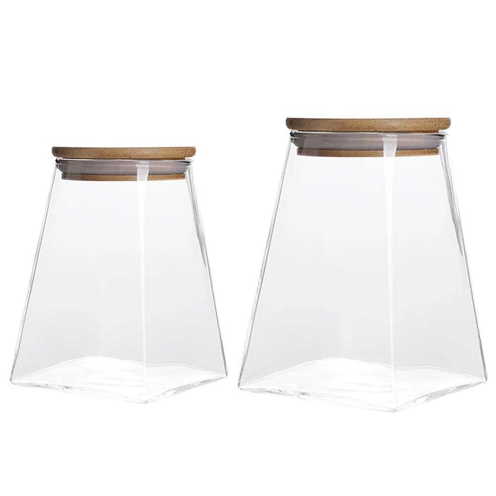 Wooden Cover Glass Jars Sealed Containers Food Storage Household Items Tea Tin Practical Cereals Ports Long
Wooden Cover Glass Jars Sealed Containers Food Storage Household Items Tea Tin Practical Cereals Ports Long