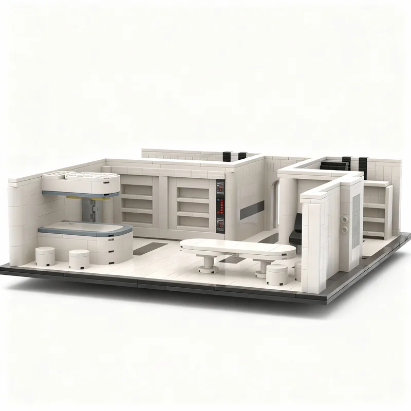 NEW 896PCS MOC Space Battle Kamino Apartament Diorama Model Building Blocks DIY Assembly Building Blocks Display Gift Birthday
NEW 896PCS MOC Space Battle Kamino Apartament Diorama Model Building Blocks DIY Assembly Building Blocks Display Gift Birthday