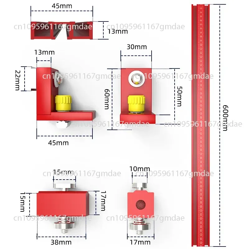 Chute with scale universal backer special, limit, modification, slide ruler woodworking tool, scale backer set
Chute with scale universal backer special, limit, modification, slide ruler woodworking tool, scale backer set