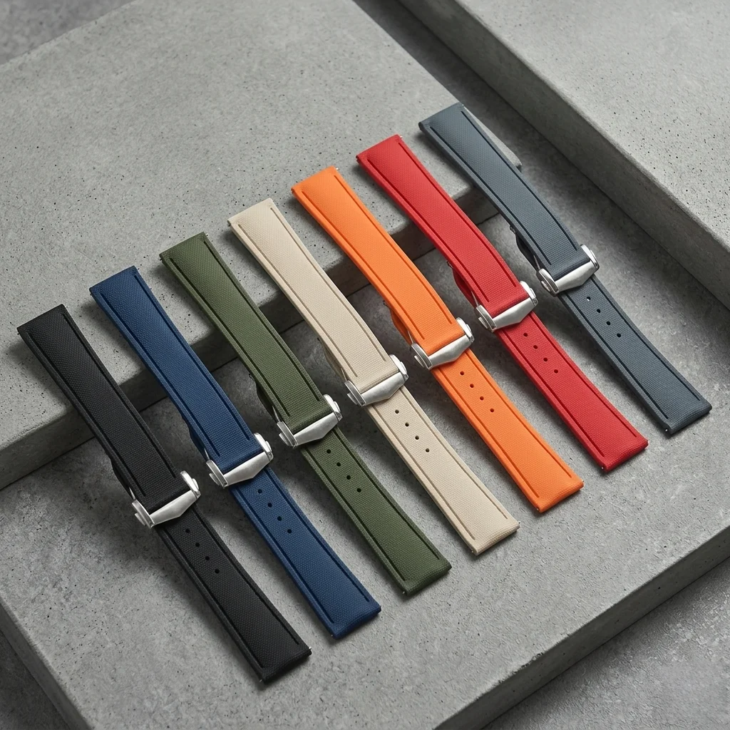 20mm 21mm 22mm Sailcloth FKM Watch Strap Fit For Rolex Submariner Tudor Seiko Universal Watch Strap High Quality Watch Band
20mm 21mm 22mm Sailcloth FKM Watch Strap Fit For Rolex Submariner Tudor Seiko Universal Watch Strap High Quality Watch Band