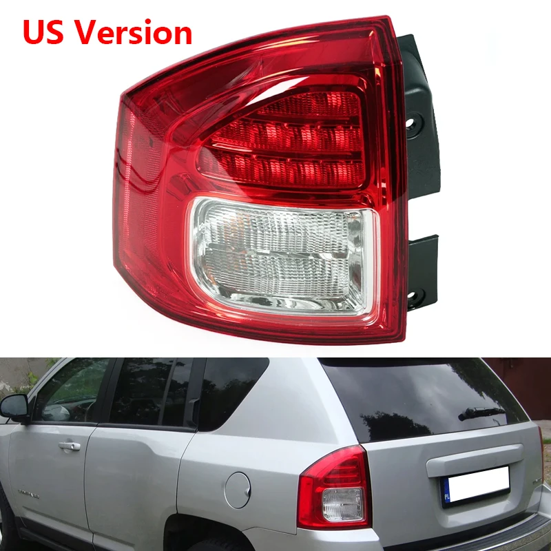 Американская версия автомобильных задних фонарей для Jeep Compass 2011 2012 2013, светодиодный фонарь заднего бампера, задний стоп-сигнал, указатель поворота, предупреждение
Американская версия автомобильных задних фонарей для Jeep Compass 2011 2012 2013, светодиодный фонарь заднего бампера, задний стоп-сигнал, указатель поворота, предупреждение