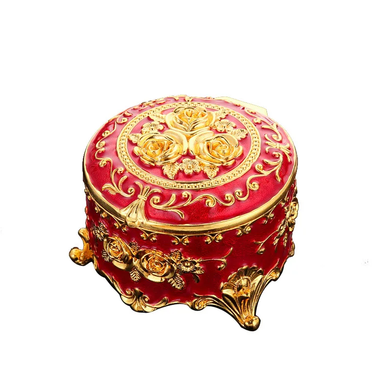European Metal Curving Flower Zinc Alloy Mini Jewelry Box Women Creative Rings Necklace Enamel Jewelry Box Organizer Craftwork
European Metal Curving Flower Zinc Alloy Mini Jewelry Box Women Creative Rings Necklace Enamel Jewelry Box Organizer Craftwork