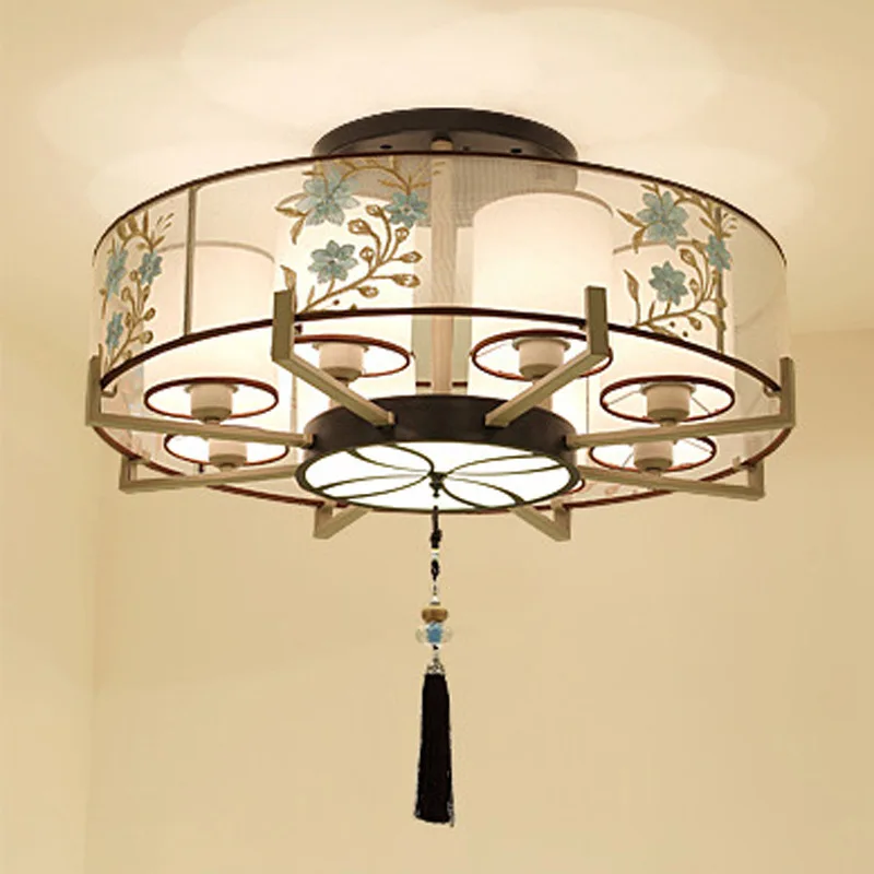 New Chinese style living room lamp led ceiling lamp modern atmosphere round creative study dining room lamp
New Chinese style living room lamp led ceiling lamp modern atmosphere round creative study dining room lamp