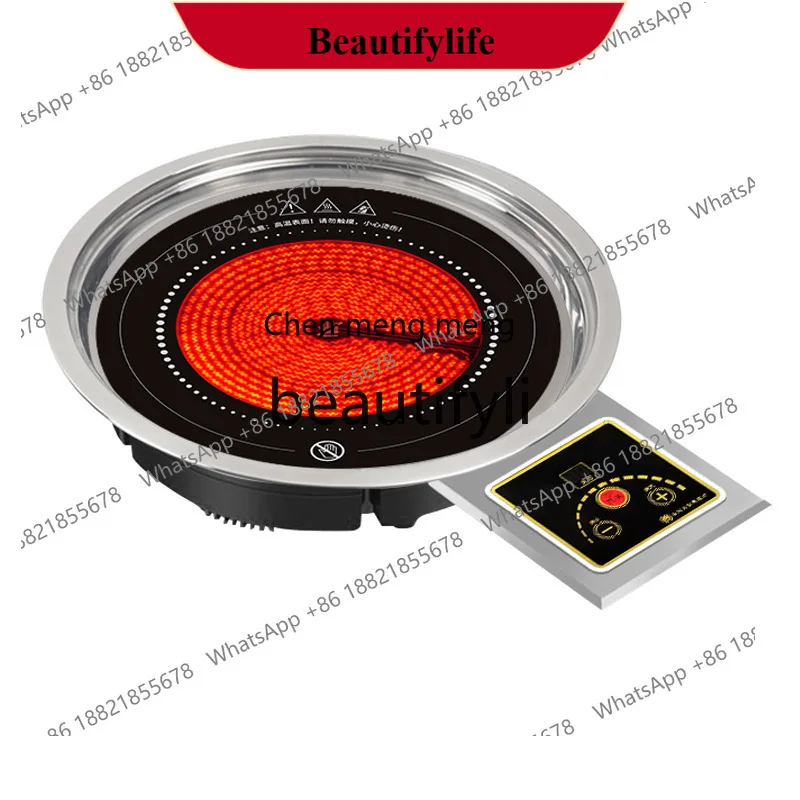 AB02 Korean Style Hot Pot Gas to Electric Ceramic Stove Embedded Round Commercial Customization
AB02 Korean Style Hot Pot Gas to Electric Ceramic Stove Embedded Round Commercial Customization