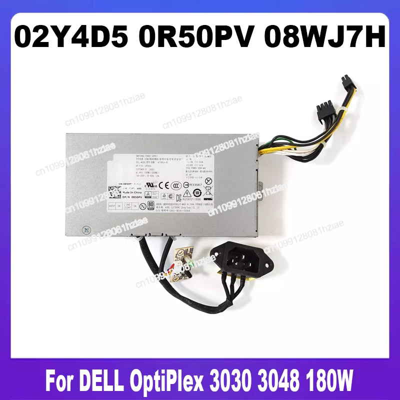 New for DELL OptiPlex 3030 3048 180W Power Supply HU180EA-00 DPS-180AB -14 A AC180EA-00 D180EA-00 02Y4D5 0R50PV 08WJ7H Fast Ship 
New for DELL OptiPlex 3030 3048 180W Power Supply HU180EA-00 DPS-180AB -14 A AC180EA-00 D180EA-00 02Y4D5 0R50PV 08WJ7H Fast Ship