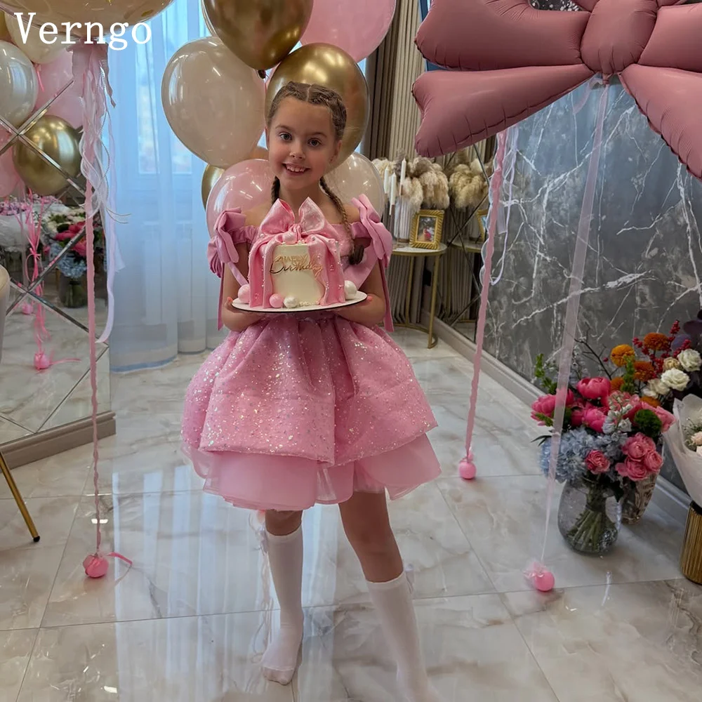 Verngo Pink Shiny Girl Flowers Dress Spaghetti Straps A Line Princess Kid Birthday Party Dress Celebrity Party Gown Customized
Verngo Pink Shiny Girl Flowers Dress Spaghetti Straps A Line Princess Kid Birthday Party Dress Celebrity Party Gown Customized