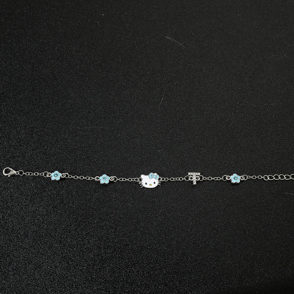 Sanrio Anime HelloKitty Bracelet Popular Cute Moissanite Jewellery Flower Accessories Fashion Cartoon Kitty Bracelet
Sanrio Anime HelloKitty Bracelet Popular Cute Moissanite Jewellery Flower Accessories Fashion Cartoon Kitty Bracelet