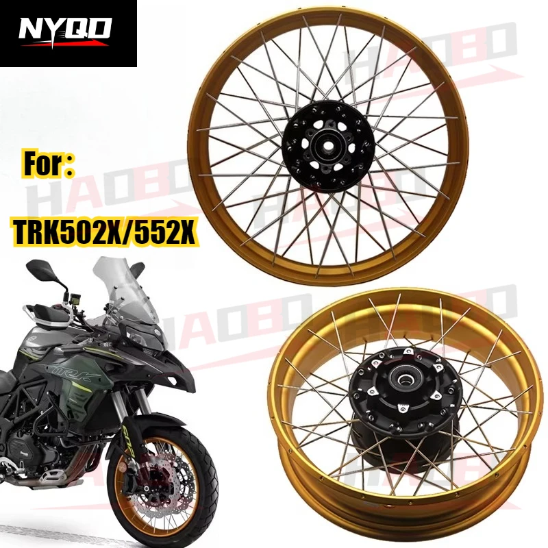 For Benelli TRK502X/552X Front and Rear Wheel Hub Front and Rear Rim BJ500GS-A/5D Motorcycle Parts accessories